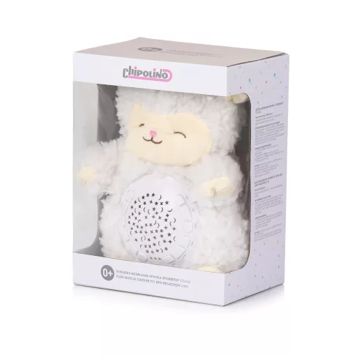 Chipolino projektoros zenélő plüss játék - Lamb