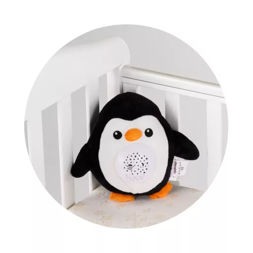 Chipolino projektoros zenélő plüss játék - Little Penguin