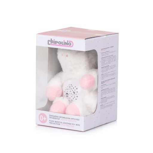 Chipolino projektoros zenélő plüss játék - Little Unicorn