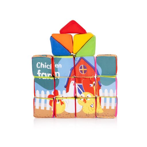 Chipolino Puha játékkockák - 12 db