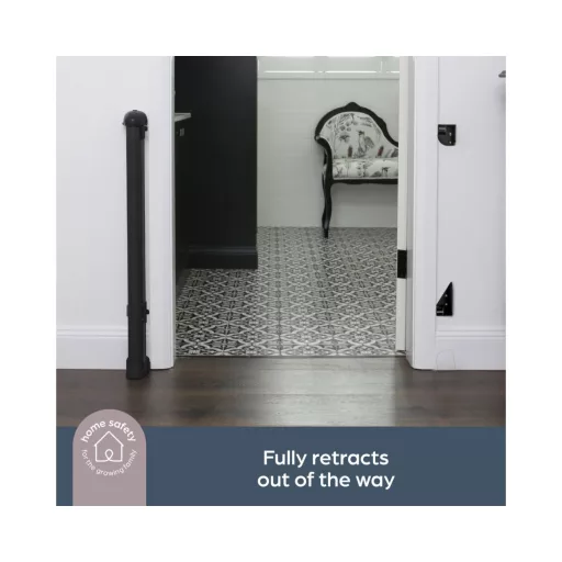 Dreambaby Glide 'n' hide xtra biztonsági ajtórács 140 cm-ig - szürke