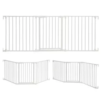  Dreambaby Discovery 3 biztonsági ajtórács 74,5-195 cm - fehér
