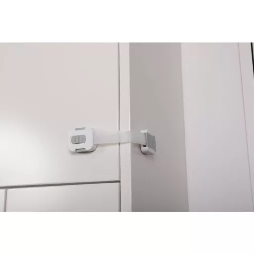 Dreambaby Adapta-latch multifunkciós zár - fehér/szürke