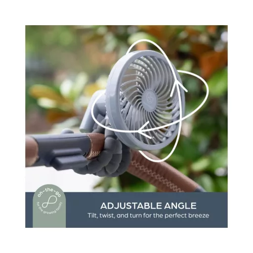 Dreambaby Smart-grip rugalmas ventilátor - szürke