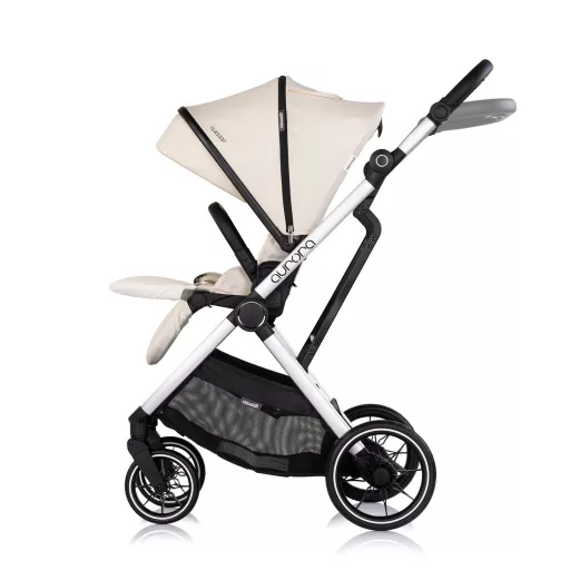 Chipolino Aurora 3az1-ben multifunkciós babakocsi - Cashmere