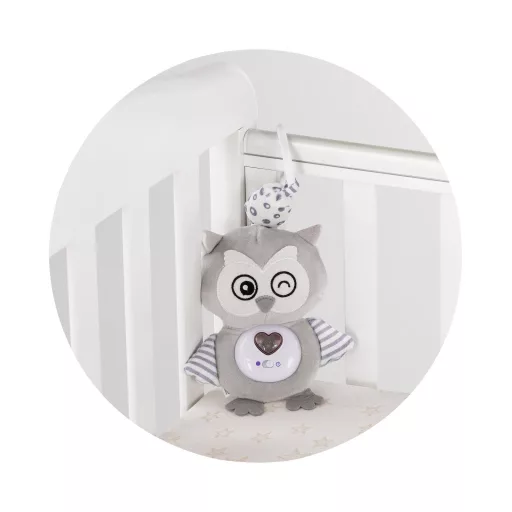 Chipolino babakocsi/kiságy játék - Owl