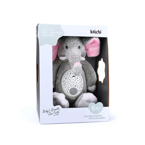 Chipolino Plüssjáték projektorral és zenével - Elephant
