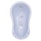Maltex Babakád leeresztő dugóval, bálna, Minimal, 84 cm, satin blue