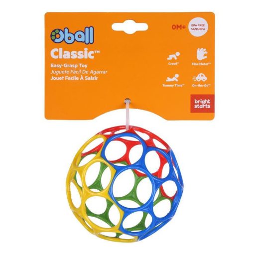 Oball Játék, Classic, 10 cm, mix, 0 hó+
