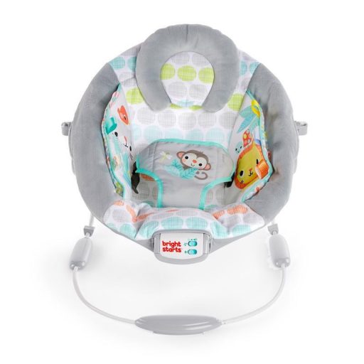 Bright Starts Rezgő pihenőszék dallamokkal, Whimsical Wild, 0 hó+, 9 kg-ig, 2019.