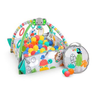   Bright Starts Játszószőnyeg, 5in1 Your Way Ball Play™, Totally Tropical™, 0 hó+