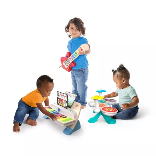 Baby Einstein Fa zenélő játék gitár Together in Tune Guitar™ Connected Magic Touch™ HAPE - 