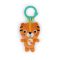 Bright Starts Plüss csörgő tigris C-karikán, Jingle Joy™, 0 hó+