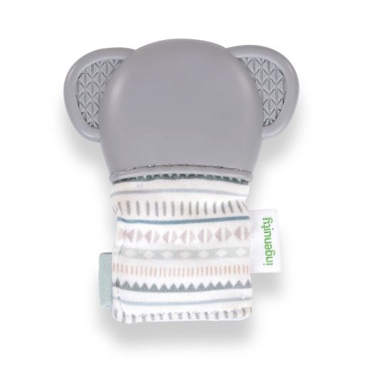 Ingenuity Csörgő/rágóka elefántos kesztyű, Van, 3 hó+