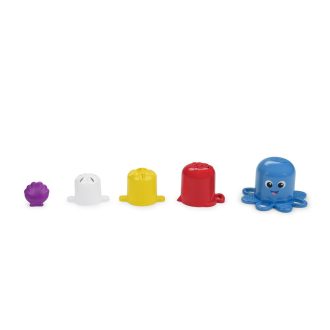   Baby Einstein Egymásra rakható poharak, Opus's Stack & Stream™, 5 darabos készlet, 3 hó+