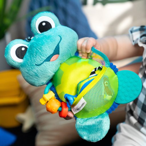 Baby Einstein Aktív játék C-karikán teknős Neptune’s Sensory Sidekick™, 0,hó+