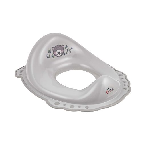 Maltex Csúszásmentes WC szűkítő The Nature Buddies Medve - Szürke