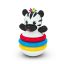 Baby Einstein Rágóka építőjáték, zebra Stack & Wobble Zen™, 3 hó+