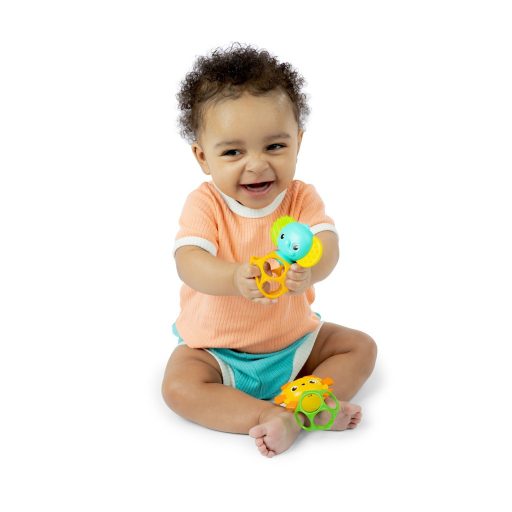 Oball Játék, rágóka, Soother Pals™, Easy-Grasp, 2 db, 3 hó+