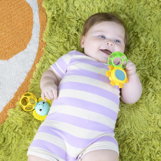 Oball Játék, rágóka, Soother Pals™, Easy-Grasp, 2 db, 3 hó+