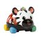 Oball Autó és csörgő, 2in1 Curious Car, zebra, Zen™, 3 hó+