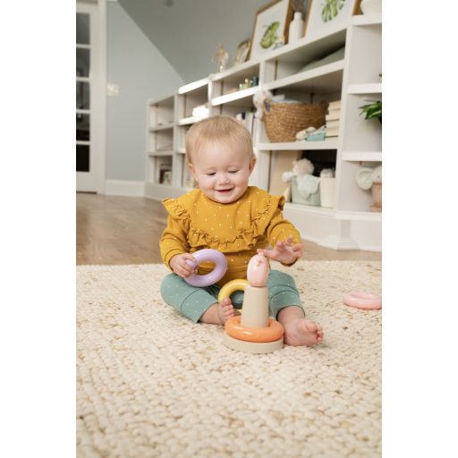 INGENUITY Érzékszervi piramis építőjáték Nally™ 6hó+