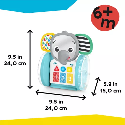 Baby Einstein Zenélő interaktív játék Chase & Tap Earl™ - 6hó+