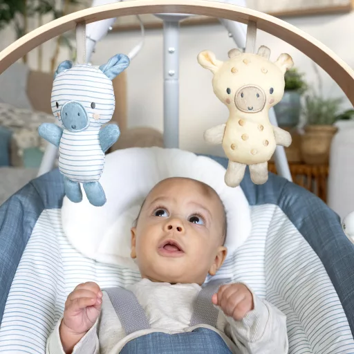 INGENUITY Hintázó zenélő 0m+, 9 kg-ig - Chambray 