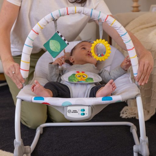 Baby Einstein Zenei rezgő pihenőszék Dean's Discovery Spot™ 0m+ 9kg-ig