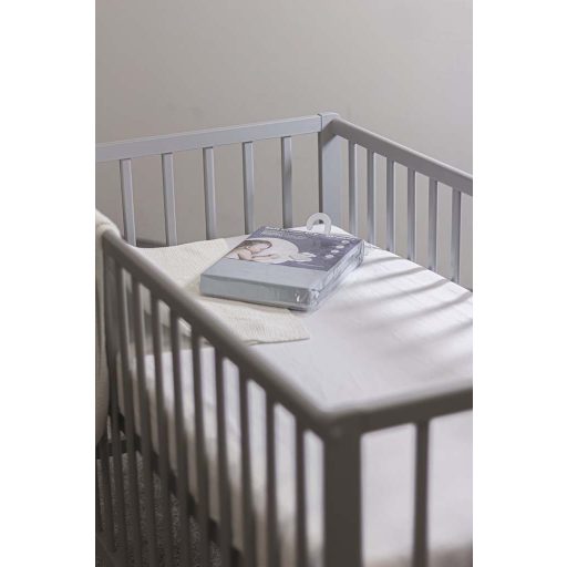 Petite&Mars Gumis lepedő, Soft Dream, 120x60 cm, White