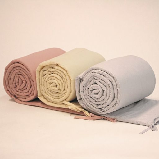 Petite&Mars Rácsvédő kiságyba, TILLY, Light Grey, 180 cm