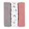 Petite&Mars Bambusz muszlin 3db-os pelenka szett, Moussy Rose Rainbows, 68 x 68 cm