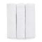 Petite&Mars Bambusz muszlin 3db-os pelenka szett, Moussy Total White, 68 x 68 cm