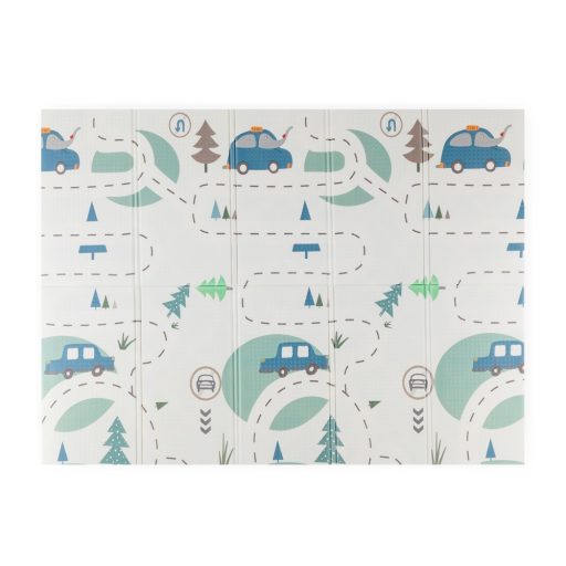 Petite&Mars Összehajtható játszószőnyeg Campy Cars&Arabesca