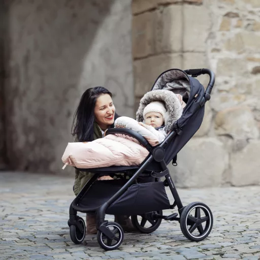 Petite&Mars Bundazsák Comfy 4in1 - Champagne Shower