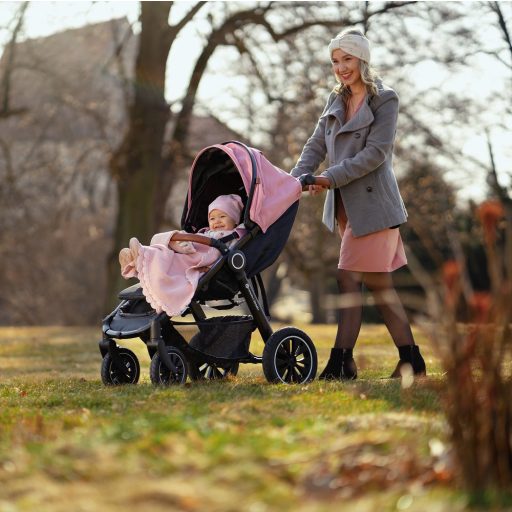Petite&Mars Napfénytető + övvédő, Street+, Rose Pink