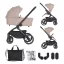 Petite&Mars Kombinált babakocsi SCOUT 2in1 - Cappuccino Cream