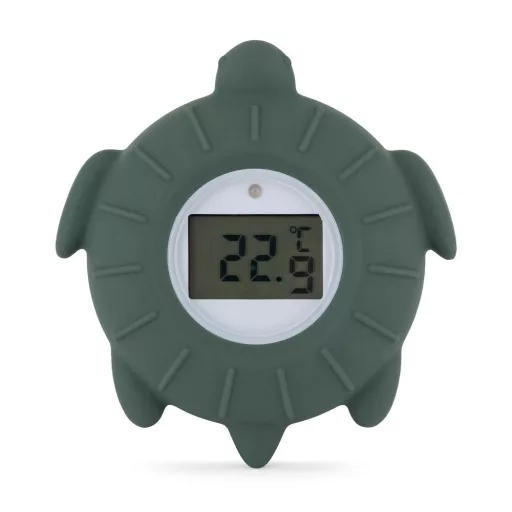 Petite&Mars Szilikon digitális vízhőmérő Turtle Terry Misty Green 0hó+