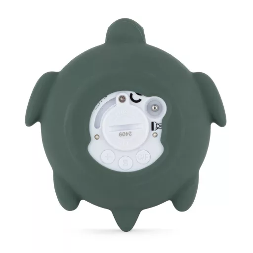 Petite&Mars Szilikon digitális vízhőmérő Turtle Terry Misty Green 0hó+