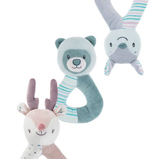 Petite&Mars Csörgő játék, mackó, Mike