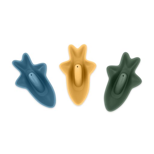 Petite&Mars Szilikon fürdőjáték, Sharks, 6 hó+