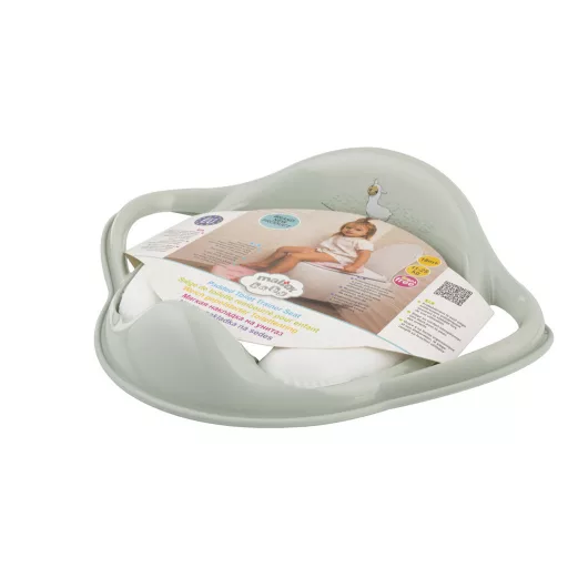 Maltex Puha WC szűkítő fogantyúval, láma, Minimal, sage green