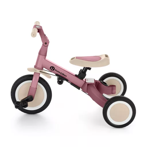 Petite&Mars Multifunkciós tricikli 5in1 Turbo - Dusty Rose