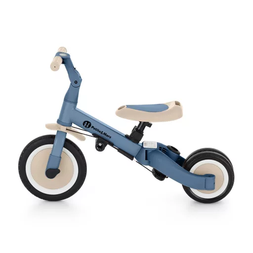 Petite&Mars Multifunkciós tricikli 5in1 Turbo - Ocean Blue