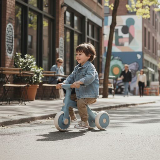 Petite&Mars Multifunkciós tricikli 3v1 Bingo Sterling Blue