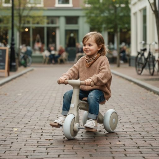 Petite&Mars Multifunkciós tricikli 3v1 Bingo Ivory White