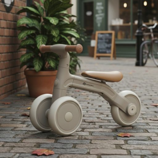 Petite&Mars Multifunkciós tricikli 3v1 Bingo Ivory White