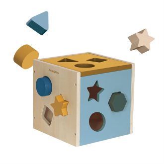   Petite&Mars Fa formaválogató játék Gravity Wood of Mars 12hó+ - Cosmic Blue