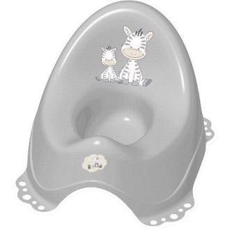 Maltex Csúszásmentes bili dallamokkal, zebra, grey