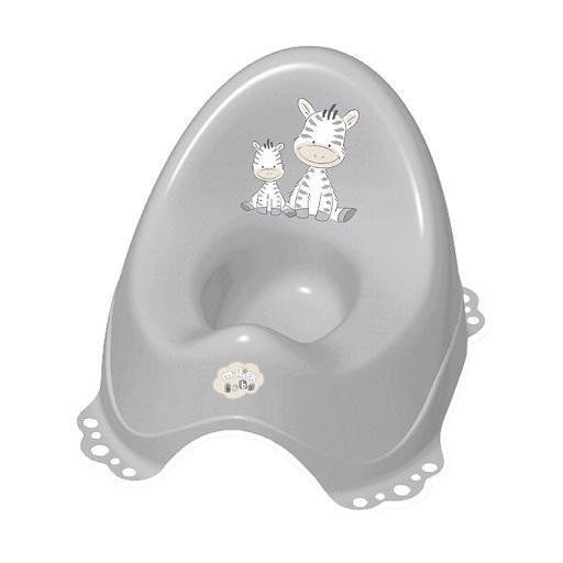 Maltex Csúszásmentes bili dallamokkal, zebra, grey